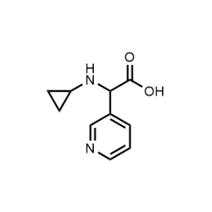 2-(Cyclopropylamino)-2-(pyridin-3-yl)acetic acid|CS-0075509