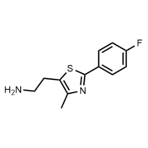 2-[2-(4-Fluorophenyl)-4-methyl-1,3-thiazol-5-yl]ethan-1-amine|CS-0075593