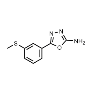 5-[3-(Methylthio)phenyl]-1,3,4-oxadiazol-2-amine|CS-0076160