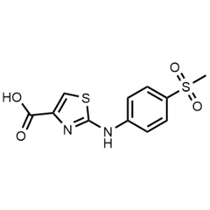 2-((4-(Methylsulfonyl)phenyl)amino)thiazole-4-carboxylic acid|CS-0076200