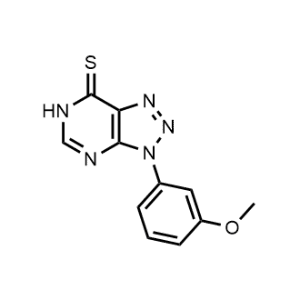 3-(3-Methoxyphenyl)-3,6-dihydro-7H-[1,2,3]triazolo[4,5-d]pyrimidine-7-thione|CS-0076383