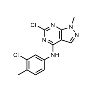 6-Chloro-N-(3-chloro-4-methylphenyl)-1-methyl-1H-pyrazolo[3,4-d]pyrimidin-4-amine|CS-0076511