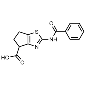 2-(Benzoylamino)-5,6-dihydro-4H-cyclopenta[d][1,3]thiazole-4-carboxylic acid|CS-0076607