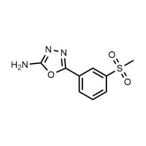 5-[3-(Methylsulfonyl)phenyl]-1,3,4-oxadiazol-2-amine|CS-0076669