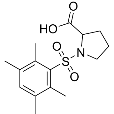 1-(2,3,5,6-Tetramethylphenyl)sulfonylpyrrolidine-2-carboxylic acid|CS-0076720