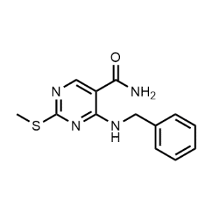 4-(Benzylamino)-2-(methylthio)pyrimidine-5-carboxamide|CS-0079040