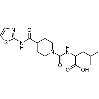 (4-(Thiazol-2-ylcarbamoyl)piperidine-1-carbonyl)-L-leucine|CS-0079554
