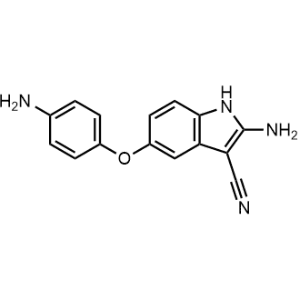 2-Amino-5-(4-aminophenoxy)-1H-indole-3-carbonitrile|CS-0080073