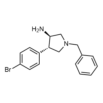 rel-(3R,4S)-1-Benzyl-4-(4-bromophenyl)pyrrolidin-3-amine|CS-0080131