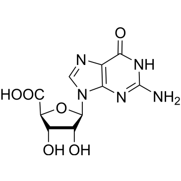 (2S,3S,4R,5R)-5-(2-Amino-6-oxo-1,6-dihydro-9H-purin-9-yl)-3,4-dihydroxytetrahydrofuran-2-carboxylic acid|CS-0080209