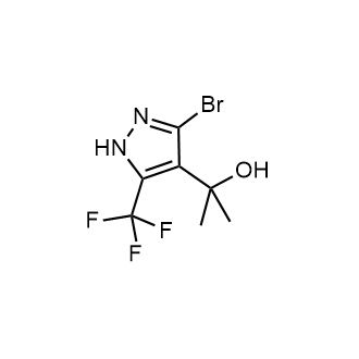 2-(3-Bromo-5-(trifluoromethyl)-1H-pyrazol-4-yl)propan-2-ol|CS-0080506