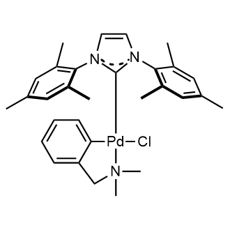 Chloro[(1,3-dimesitylimidazol-2-ylidene)(N,N-dimethylbenzylamine)palladium(II)]|CS-0080833