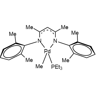 N,N'-[Bis(2,6-diMethylphenyl)-1,3-diMethyl-1,3-propanediylidene](Methyl) (triethylphosphine)palladiuM(II)|CS-0080884