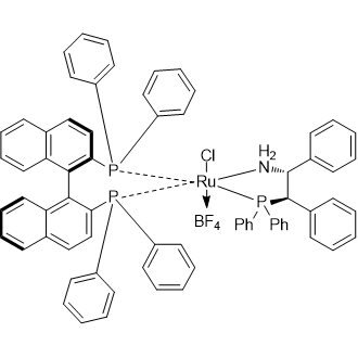 Chloro[(R)-2,2'-bis(diphenylphosphino)-1,1'-binaphthyl][(1R,2R)-2-(diphenylphosphino)-1,2-diphenylethanamine]ruthenium(II) tetrafluoroborate|CS-0081251