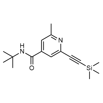 N-(tert-Butyl)-2-methyl-6-((trimethylsilyl)ethynyl)isonicotinamide|CS-0081808