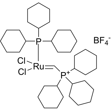 Dichloro(PCy3)[(tricyclohexylphosphoranyl)methylidene]Ru tetrafluoroborate|CS-0082183