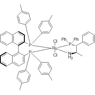 Dichloro{(R)-2,2'-bis[bis(4-methylphenyl)]-1,1'-binaphthyl}[(1R,2R)-2-amino-1-phenylpropyldiphenylphosphine]ruthenium(II)|CS-0082384