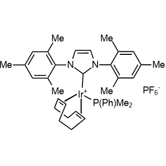 (Dimethylphenylphosphine)(1,5-cyclooctadiene)[1,3-bis(2,4,6-trimethylphenyl)imidazol-2-ylidene]iridium(I) hexafluorophosphate|CS-0082838