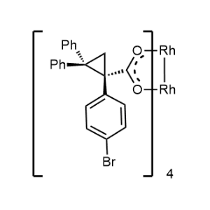 Tetrakis[(R)-(-)-[(1R)-1-(4-bromophenyl)-2,2-diphenylcyclopropanecarboxylato]dirhodium(II) Rh2(R-BTPCP)4|CS-0083036