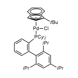 Chloro(1-t-butylindenyl)[2-(dicyclohexylphosphino)-2',4',6'-tri-i-propyl-1,1'-biphenyl]palladium(II)|CS-0084023