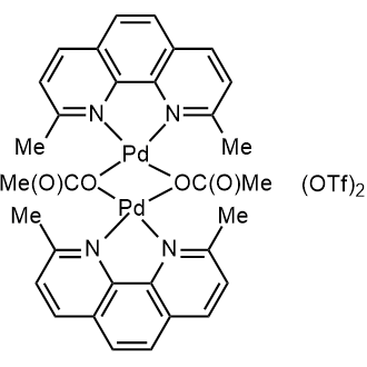 Acetato(2,9-dimethyl-1,10-phenanthroline)palladium(II) dimer bis(trifluoromethanesulfonate)|CS-0084081