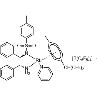 {[(1R,2R)-2-Amino-1,2-diphenylethyl](4-toluenesulfonyl)amido}(p-cymene)(pyridine)ruthenium(II) tetrakis(pentafluorophenyl)borate|CS-0084247
