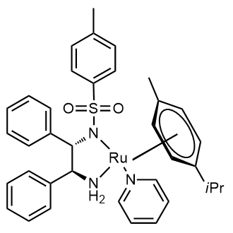 {[(1S,2S)-2-Amino-1,2-diphenylethyl](4-toluenesulfonyl)amido}(p-cymene)(pyridine)ruthenium(II)|CS-0084274