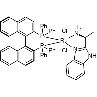 Dichloro[(S)-(-)-2,2'-bis(diphenylphosphino)-1,1'-binaphthyl][(S)-(-)-2-(α-methylmethanamine)-1H-benzimidazole]ruthenium(II)|CS-0084449