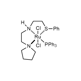 Dichloro[rel-[N(S)]-N-[2-[(R)-phenylthio-κS]ethyl]-[1-pyrrolidineethanamine-κNN1,κN1](triphenylphosphine)ruthenium(II)|CS-0084572