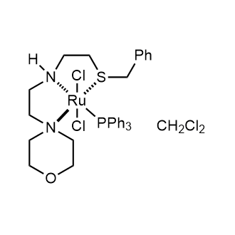 Dichloro[rel-[N(R)]-N-[2-[(R)-(phenylmethyl)thio-κS]ethyl]-4-morpholineethanamine-κNN4,κN4](triphenylphosphine)ruthenium(II), compd. with dichloromethane|CS-0084575