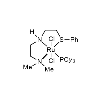 Dichloro[N1,N1-dimethyl-N2-[2-(phenylthio-κS)ethyl]-1,2-ethanediamine-κN1,κN2](tricyclohexylphosphine)ruthenium(II)|CS-0084581