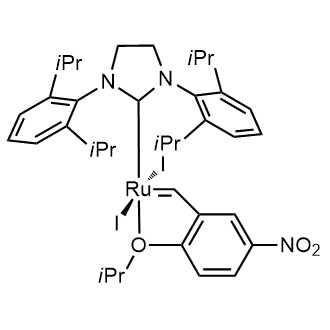 [1,3-Bis(2,6-di-i-propylphenyl)imidazolidin-2-ylidene)(2-i-propoxy-5-nitrobenzylidene) ruthenium(II) diiodide|CS-0084663