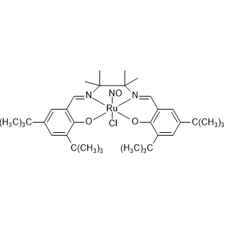 Chloronitrosyl[N,N'-bis(3,5-di-tert-butylsalicylidene)-1,1,2,2-tetramethylethylenediaminato]ruthenium(IV)|CS-0084683