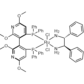 Dichloro[(R)-(+)-2,2',6,6'-tetramethoxy-4,4'-bis(diphenylphosphino)-3,3'-bipyridine][(1R,2R)-(+)-1,2-diphenylethylenediamine]ruthenium(II)|CS-0084687