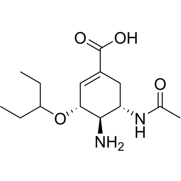 (3R,4R,5S)-5-Acetamido-4-amino-3-(pentan-3-yloxy)cyclohex-1-enecarboxylic acid|CS-0084797