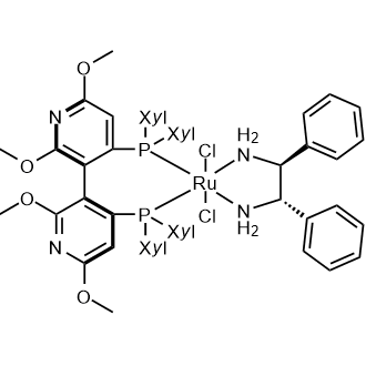 Dichloro[(S)-(-)-2,2',6,6'-tetramethoxy-4,4'-bis(di(3,5-xylyl)phosphino)-3,3'-bipyridine][(1S,2S)-(-)-1,2-diphenylethylenediamine]ruthenium(II)|CS-0084995