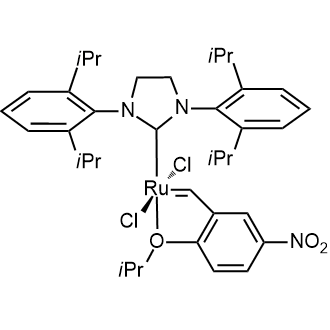 1,3-Bis(2,6-di-i-propylphenyl)imidazolidin-2-ylidene)(2-i-propoxy-5-nitrobenzylidene) ruthenium(II) dichloride|CS-0085018