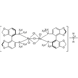 Dimethylammonium dichlorotri(μ-chloro)bis{(R)-(+)-5,5'-bis[di(3,5-xylyl)phosphino]-4,4'-bi-1,3-benzodioxole}diruthenate(II)|CS-0085027