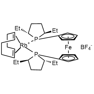 1,1-Bis((2R,5R)-2,5-diethylphospholano)ferrocene(cyclooctadiene)rhodium(I) tetrafluoroborate|CS-0085057