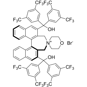 (11bS)-2,6-Bis[bis[3,5-bis(trifluoromethyl)phenyl]hydroxymethyl]-3,5-dihydrospiro[4H-dinaphth[2,1-c:1',2'-e]azepine-4,4'-morpholinium] bromide|CS-0085171