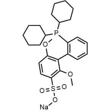 2′-(dicyclohexylphosphino)-2,6-dimethoxy-[1,1′-Biphenyl]-3-sulfonic acid sodium salt|CS-0085843