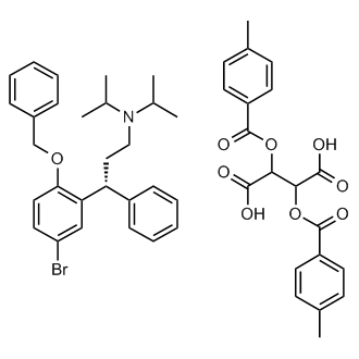 (R)-3-(2-(Benzyloxy)-5-bromophenyl)-N,N-diisopropyl-3-phenylpropan-1-amine 2,3-bis((4-methylbenzoyl)oxy)succinate|CS-0086822
