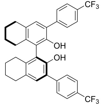 (S)​-5,​5',​6,​6',​7,​7',​8,​8'-​Octahydro-​3,​3'-​bis[4-​(trifluoromethyl)​phenyl]​-[1,​1'-​binaphthalene]​-​2,​2'-​diol|CS-0086938