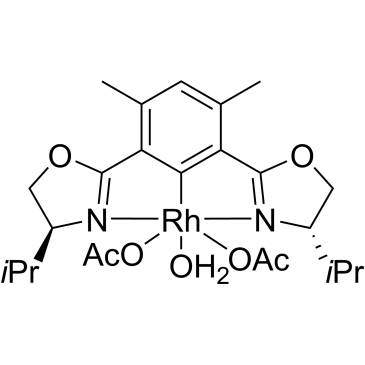 Bis(acetato)aqua[(S,S)-4,6-bis(4-isopropyl-2-oxazolin-2-yl)-m-xylene]rhodium|CS-0087094