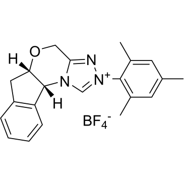 (5aS,10bR)-2-Mesityl-5a,10b-dihydro-4H,6H-indeno[2,1-b][1,2,4]triazolo[4,3-d][1,4]oxazin-2-ium tetrafluoroborate|CS-0087129