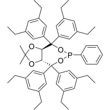 (3aR,8aR)-(-)-4,4,8,8-Tetrakis(3,5-diethylphenyl)tetrahydro-2,2-dimethyl-6-phenyl-1,3-dioxolo[4,5-e]dioxaphosphepin|CS-0087650