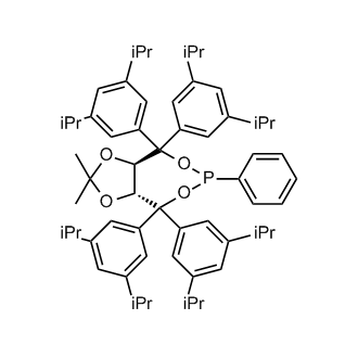 (3aR,8aR)-(-)-4,4,8,8-Tetrakis(3,5-di-i-propylphenyl)tetrahydro-2,2-dimethyl-6-phenyl-1,3-dioxolo[4,5-e]dioxaphosphepin|CS-0087655
