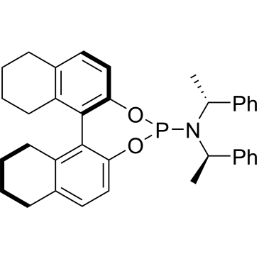(11bR)-N,N-bis((R)-1-phenylethyl)-8,9,10,11,12,13,14,15-octahydrodinaphtho[2,1-d:1',2'-f][1,3,2]dioxaphosphepin-4-amine|CS-0087683