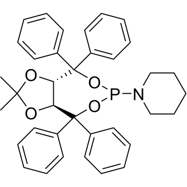 1-[(3aS,8aS)-Tetrahydro-2,2-dimethyl-4,4,8,8-tetraphenyl-1,3-dioxolo[4,5-e][1,3,2]dioxaphosphepin-6-yl]piperidine|CS-0087712