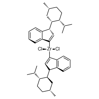 (+)-Bis[1-{(1'R,2'R,5'R)-2'-i-propyl-5'-methylcyclohexyl}indenyl]zirconium(IV)dichloride